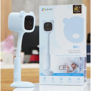 Cámara wifi EZVIZ BM1 Blue Monitor de Bebé full HD 1080p